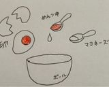 丸型でできる!卵1個の簡単麺つゆ卵焼き♡作り方1写真