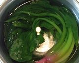 ササミとほうれん草noマカロニサラダ作り方2写真