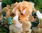 ササミとほうれん草noマカロニサラダ作り方7写真