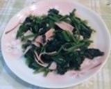 アスパラ菜とベーコンの炒め物♪作り方6写真