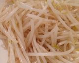 簡単冷やし蕎麦もやしキムチ乗せ作り方1写真