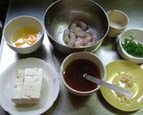 ふわっと卵の海老豆腐作り方1写真