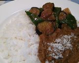 【松橋】相性抜群豚バラなす味噌炒めカレー作り方5写真
