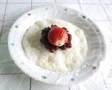 ご飯＋甘麹で簡単♪いちご大福風おはぎ作り方9写真