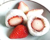 ご飯＋甘麹で簡単♪いちご大福風おはぎ作り方11写真