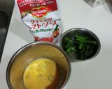 ほうれん草のイタリアンたまご炒め☆作り方1写真