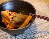 ふきと厚揚げの煮物作り方5写真