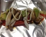 アボカドしめじサーモンのマヨホイル焼き作り方3写真