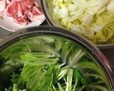 白菜と水菜のだし炒め作り方1写真