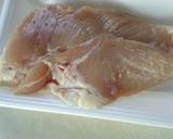 小松菜と鶏むね肉のソテー作り方1写真