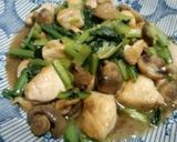 小松菜と鶏むね肉のソテー作り方3写真
