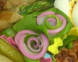 キャラ弁おかず♥かまぼこで薔薇だよ♡作り方3写真