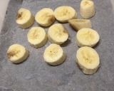 焼きバナナ オリーブをかけながら作り方2写真