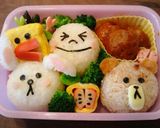 LINEキャラ弁♪作り方1写真