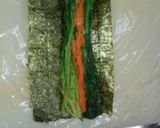 お弁当に1品♡ ホーレン草の海苔巻き作り方2写真