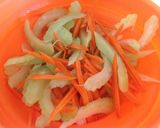 セロリのきんぴら作り方1写真