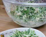 水菜とささみの豆腐サラダ作り方4写真