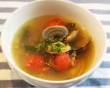 アサリとトマトのスープ作り方6写真