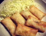 大好きキムチ入り☆ささみのチーズ春巻き作り方7写真
