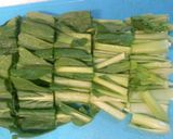 小松菜(青梗菜)の青菜炒め作り方1写真