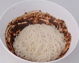 見た目最悪、ずぼら飯。ゴマ味噌そうめん作り方2写真