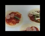 餃子の皮で子供も簡単ピザ♪作り方7写真