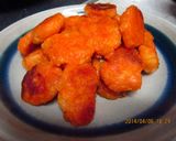 トマトソースでオレンジのじゃがいもっち作り方4写真