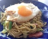 ランチに★キャベツとベーコンの塩焼きそば作り方4写真