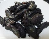 葱香りをするナマコ料理・・葱香海参作り方2写真