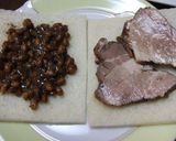 我が家の納豆の食べ方‥サンドイッチ♪作り方1写真
