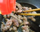 ✿牛すじうどん✿牛丼味の卵とじうどん作り方2写真