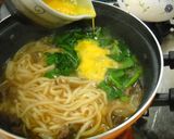 ✿牛すじうどん✿牛丼味の卵とじうどん作り方5写真