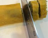 お弁当に簡単☆たっぷり三つ葉の玉子焼き作り方12写真