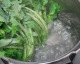 のらぼう菜の簡単和風パスタ☆作り方1写真