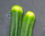 お弁当に♪油揚げのオクラチーズ巻き作り方1写真