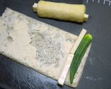 お弁当に♪油揚げのオクラチーズ巻き作り方4写真