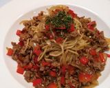 【松橋】簡単！節約！甘辛ガパオ焼きそば！作り方4写真