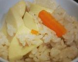 タケノコご飯作り方3写真