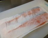 簡単！サーモンのたまり醤油焼き^^作り方1写真