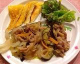 簡単！豚肉とナスの生姜焼き作り方4写真
