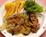 簡単！豚肉とナスの生姜焼き作り方4写真