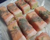 豚肉のお豆腐巻き甘味噌味作り方6写真
