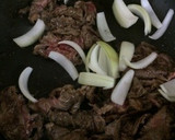 牛肉とにんにくの芽のオイスターソース炒め作り方5写真