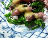 ほたるいかとニラの酢味噌和え作り方3写真