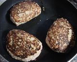 とろけるチーズin豆腐ハンバーグ♪作り方11写真
