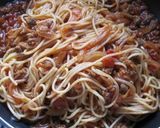 ミートマトスパ作り方4写真