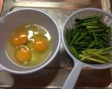 ニラ玉炒め〜肉そぼろのせ作り方1写真