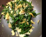 ニラ玉炒め〜肉そぼろのせ作り方5写真