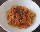 ミートマトスパ作り方5写真