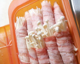 しゃぶしゃぶ肉でえのき巻き巻き☆作り方3写真